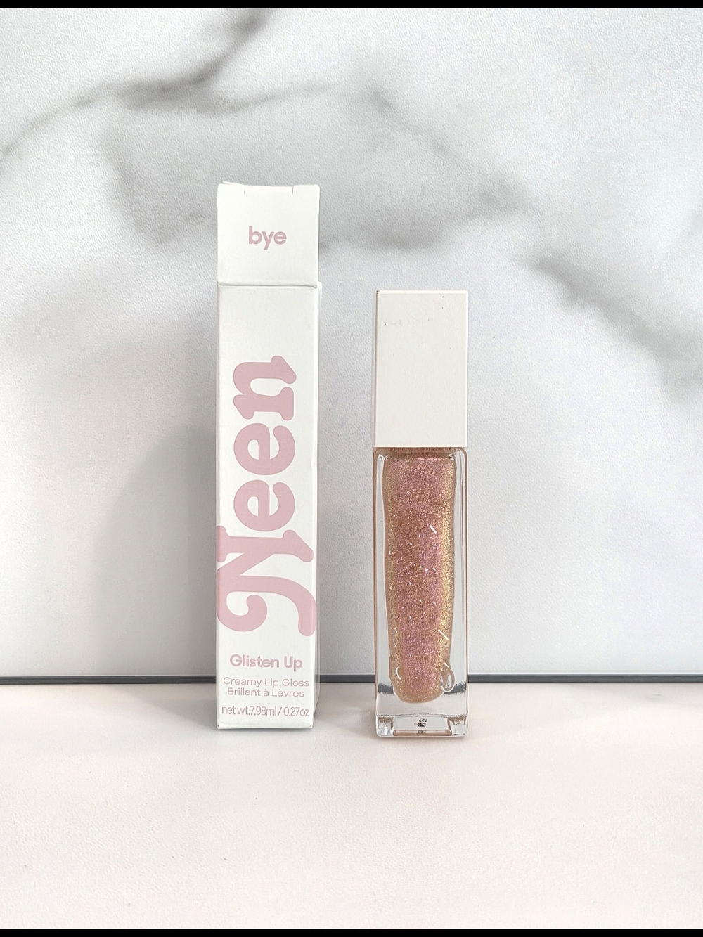 NEEN Glisten Up Lip Gloss In Bye (Pink Shimmer) - NEW